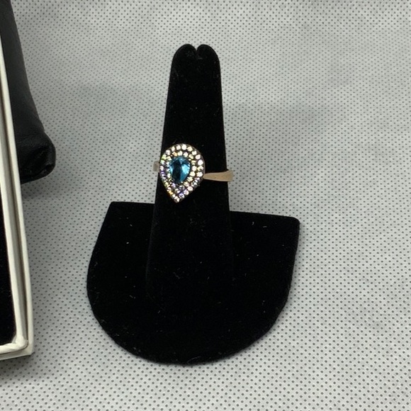 Blue Topaz Rose Gold Set - Picture 2 of 4